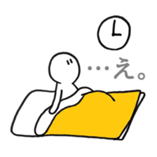 When you can't think what to say . sticker #3082931