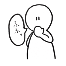 When you can't think what to say . sticker #3082940