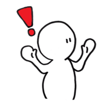 When you can't think what to say . sticker #3082952