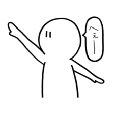 When you can't think what to say . sticker #3082969