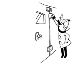 DETECTIVE AND GHOST sticker #3083571