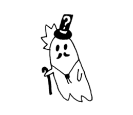 DETECTIVE AND GHOST sticker #3083581
