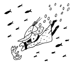 DETECTIVE AND GHOST sticker #3083587