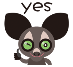 Sticker of the aye-aye sticker #3083736