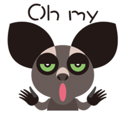 Sticker of the aye-aye sticker #3083738