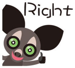 Sticker of the aye-aye sticker #3083740