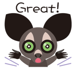 Sticker of the aye-aye sticker #3083754