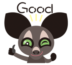 Sticker of the aye-aye sticker #3083758