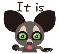 Sticker of the aye-aye sticker #3083759