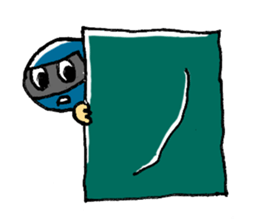 Ninja boy go ahead! sticker #3083804