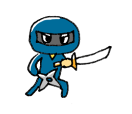 Ninja boy go ahead! sticker #3083811