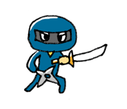 Ninja boy go ahead! sticker #3083811