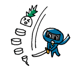 Ninja boy go ahead! sticker #3083813