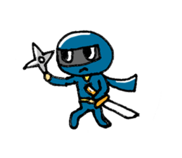 Ninja boy go ahead! sticker #3083815