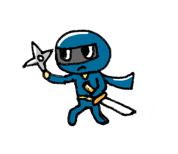 Ninja boy go ahead! sticker #3083815