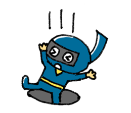 Ninja boy go ahead! sticker #3083836