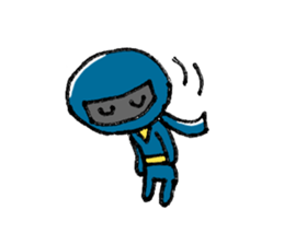 Ninja boy go ahead! sticker #3083842