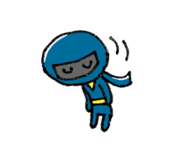 Ninja boy go ahead! sticker #3083842