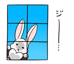 Mr. Rabbit & Heart mark sticker #3083884