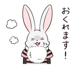 Mr. Rabbit & Heart mark sticker #3083908