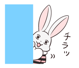 Mr. Rabbit & Heart mark sticker #3083922