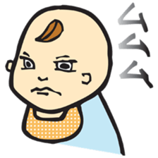 Baby Muttering sticker #3084022