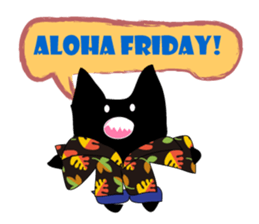 Petit Monster in the Paradise Island sticker #3084369