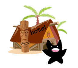 Petit Monster in the Paradise Island sticker #3084375