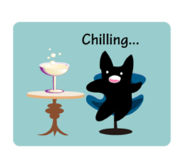 Petit Monster in the Paradise Island sticker #3084376