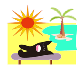 Petit Monster in the Paradise Island sticker #3084391