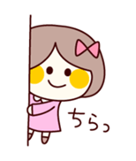 Little cute girl sticker #3084507