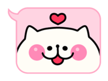 Cat in balloon sticker #3084684