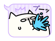 Cat in balloon sticker #3084720