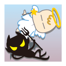 Whisper, angels and demons sticker #3085477