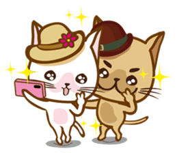 "cookie cat"&"Milk cat"(Sweet Life) sticker #3085603
