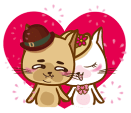 "cookie cat"&"Milk cat"(Sweet Life) sticker #3085604