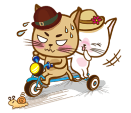 "cookie cat"&"Milk cat"(Sweet Life) sticker #3085606