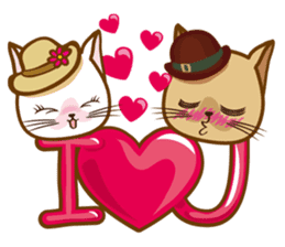 "cookie cat"&"Milk cat"(Sweet Life) sticker #3085608