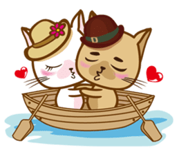 "cookie cat"&"Milk cat"(Sweet Life) sticker #3085610