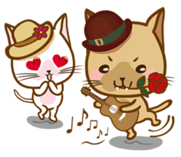 "cookie cat"&"Milk cat"(Sweet Life) sticker #3085613