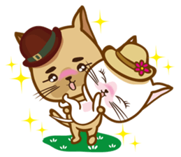 "cookie cat"&"Milk cat"(Sweet Life) sticker #3085614