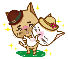 "cookie cat"&"Milk cat"(Sweet Life) sticker #3085614