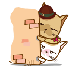 "cookie cat"&"Milk cat"(Sweet Life) sticker #3085615