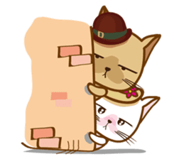 "cookie cat"&"Milk cat"(Sweet Life) sticker #3085615