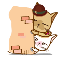 "cookie cat"&"Milk cat"(Sweet Life) sticker #3085615