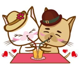 "cookie cat"&"Milk cat"(Sweet Life) sticker #3085616