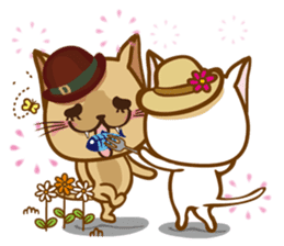 "cookie cat"&"Milk cat"(Sweet Life) sticker #3085617