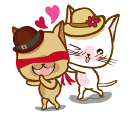 "cookie cat"&"Milk cat"(Sweet Life) sticker #3085618