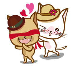 "cookie cat"&"Milk cat"(Sweet Life) sticker #3085618