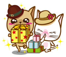 "cookie cat"&"Milk cat"(Sweet Life) sticker #3085619